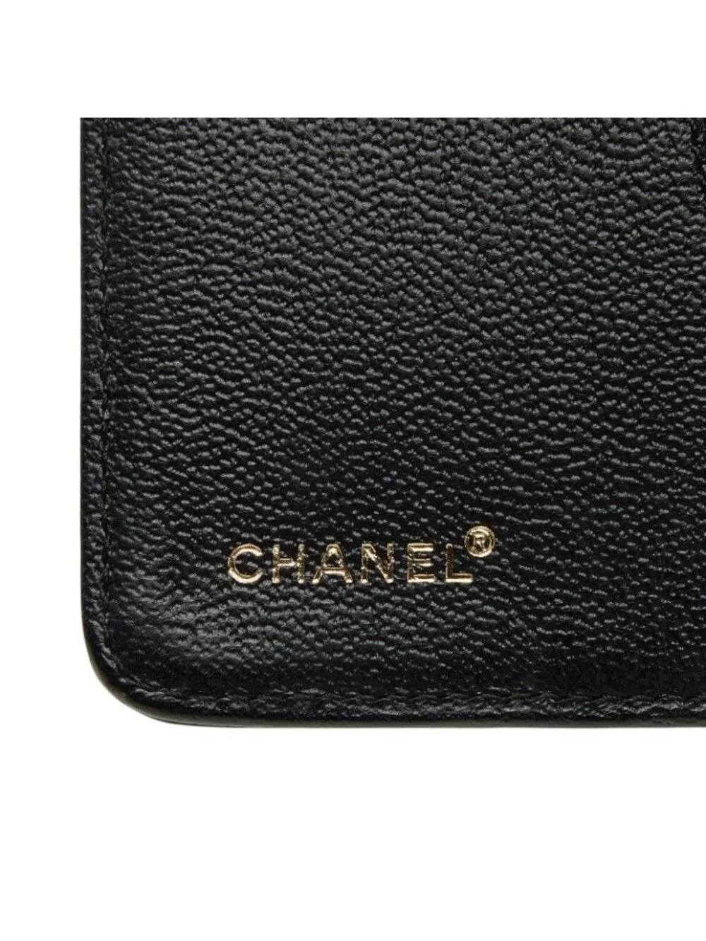 Chanel CC Logo Notebook Cover Leather Agenda